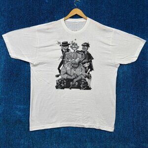 Gorillaz Demon Days Tour Poster Oversized Trip Hop Tee XXL